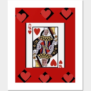 Judy is queen of hearts Posters and Art